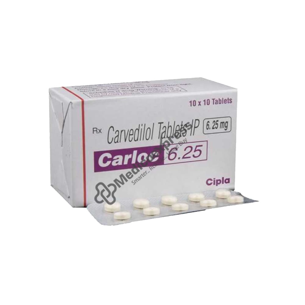 Carloc 6.25mg Tablets 15's