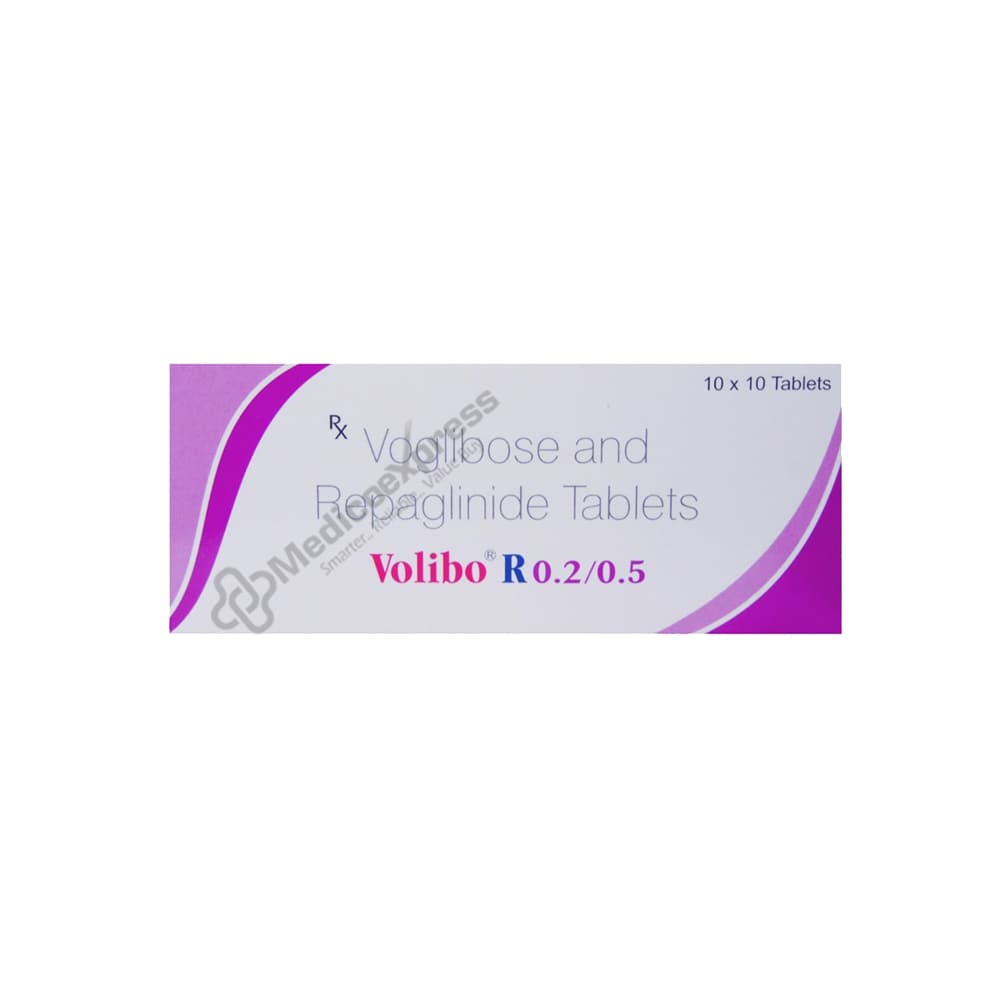 Volibo R 0.2/0.5mg Strip Of 10 Tablets