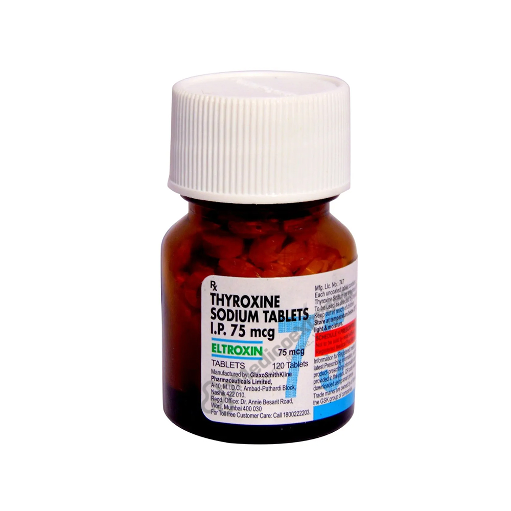 ELTROXIN 75MCG TAB 120S