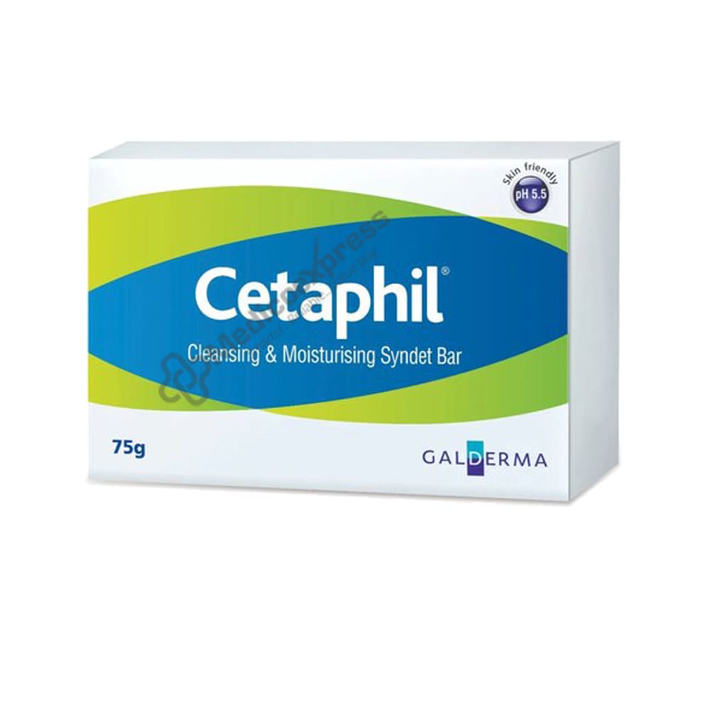 Cetaphil cleansing & moisturising syndet bar 75gm