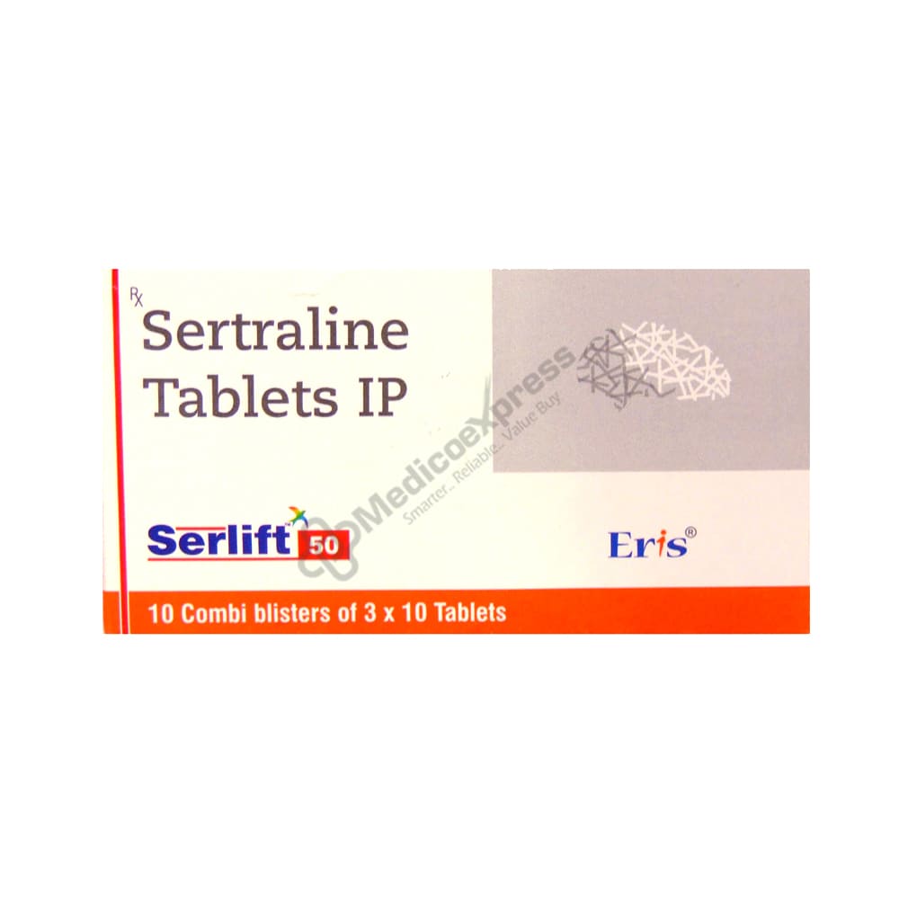 Serlift 50mg Tablet 10's