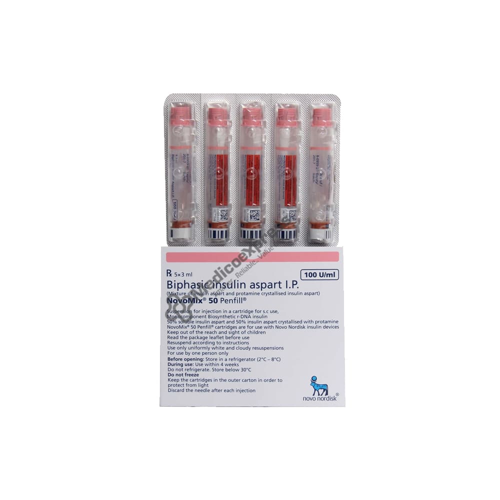 Novomix 50 100IU/ml Penfill 3ml