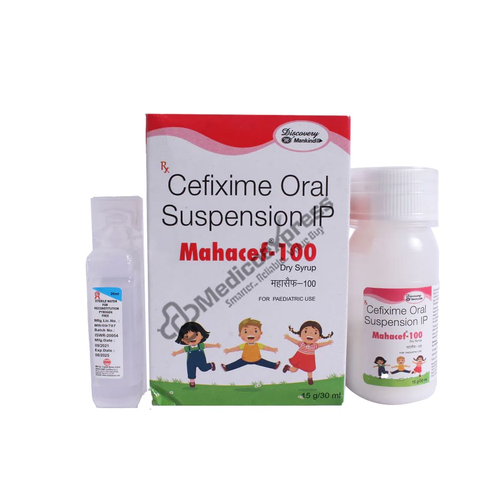 Mahacef 100 mg Dry Syrup 30ml