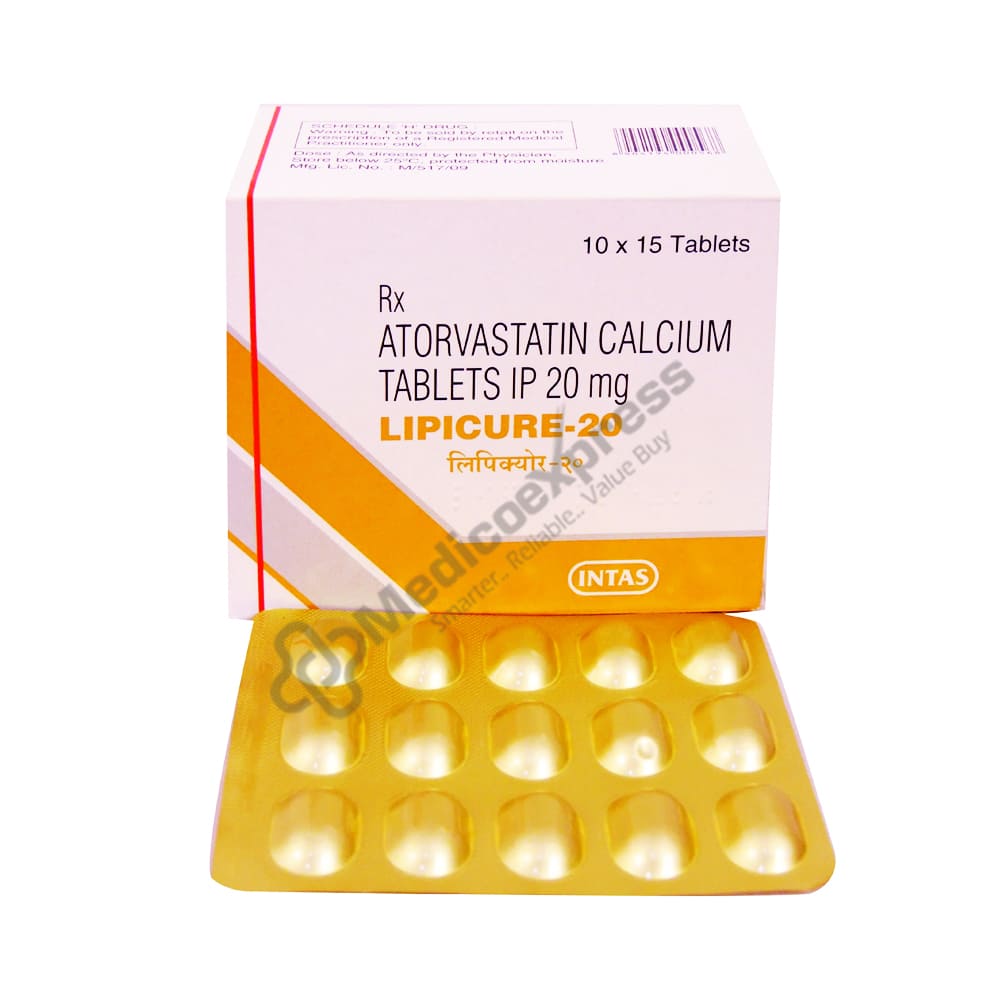 Lipicure-20 Tablet 15's