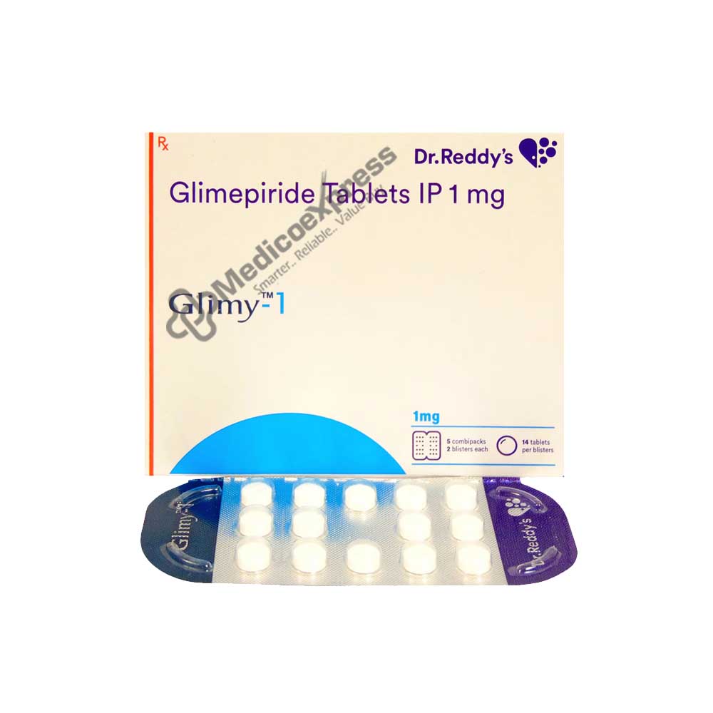 Glimy 1mg Tablet 14's