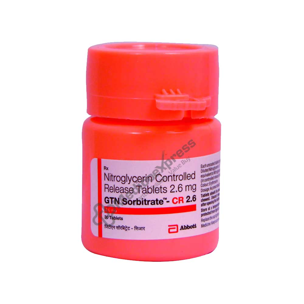 GTN Sorbitrate CR 2.6 Tablet 30's
