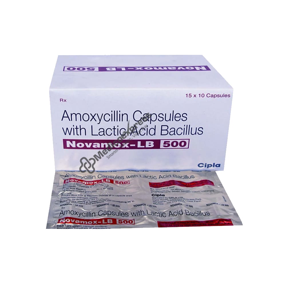 Novamox LB 500 Capsule 10's
