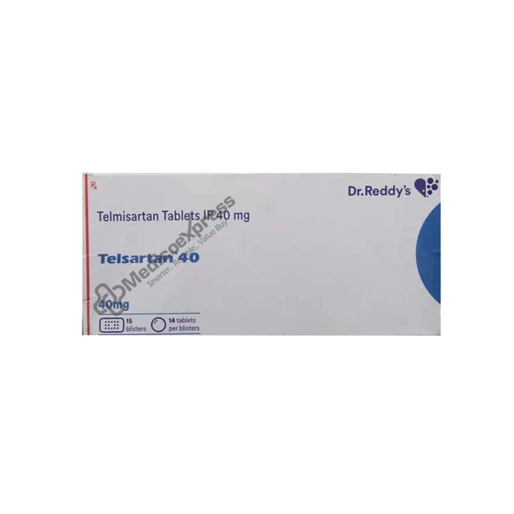 Telsartan 40mg Tablet 14's
