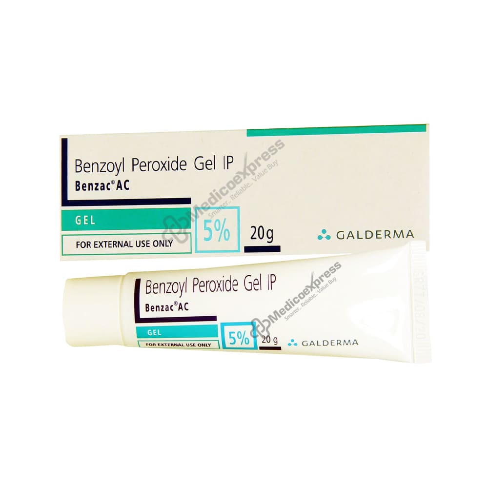 Benzac ac 5% gel 20 gm