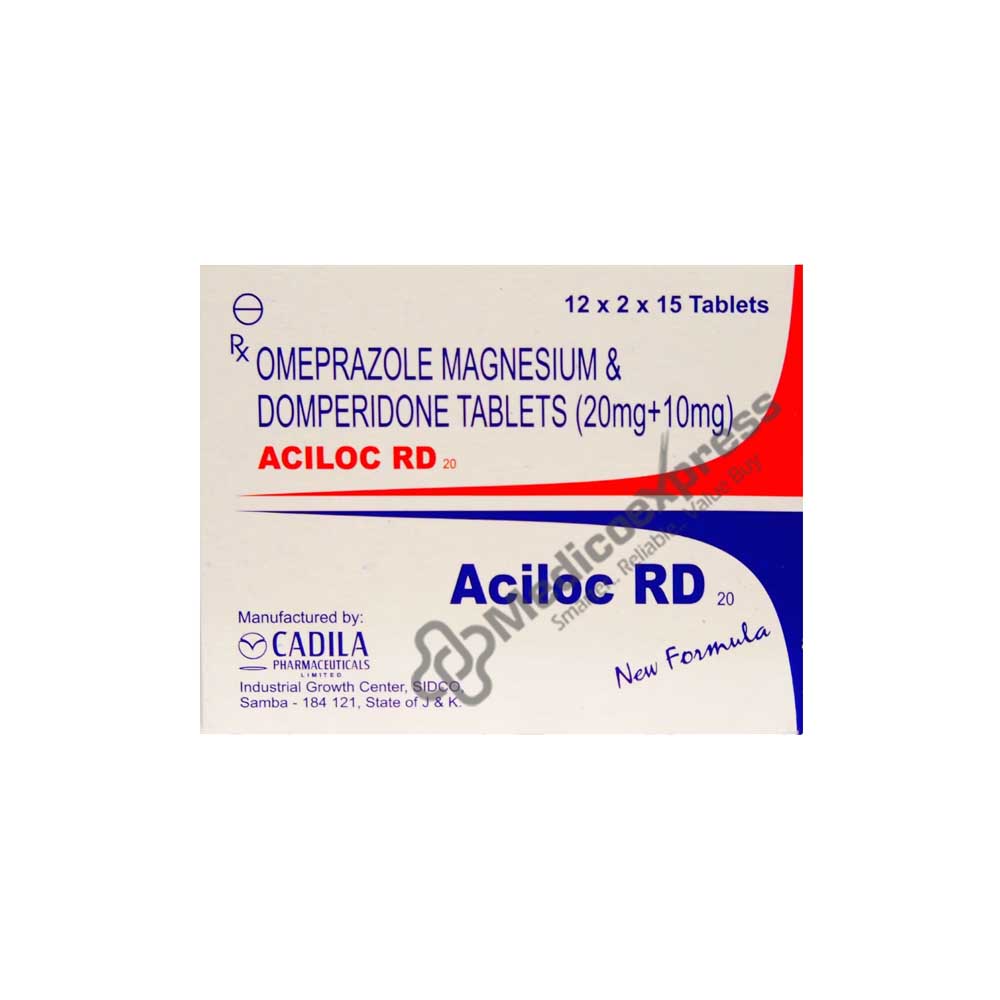 Aciloc RD 20 Tablet 15's