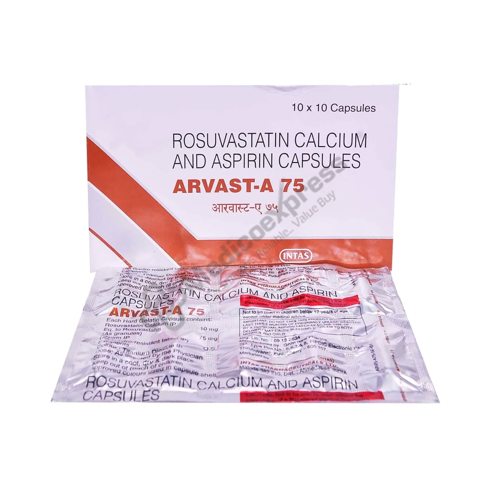 Arvast A 75 Capsule 10's