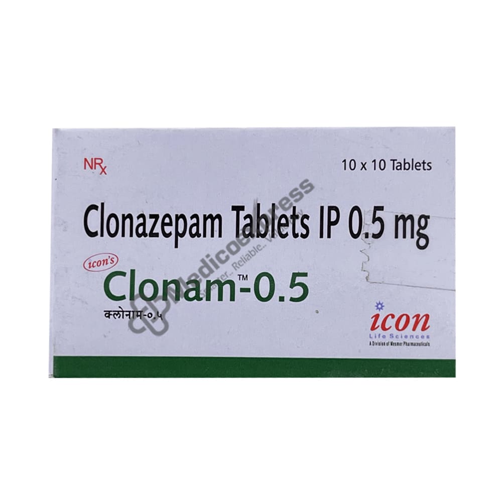 Clonam 0.5mg Tab  