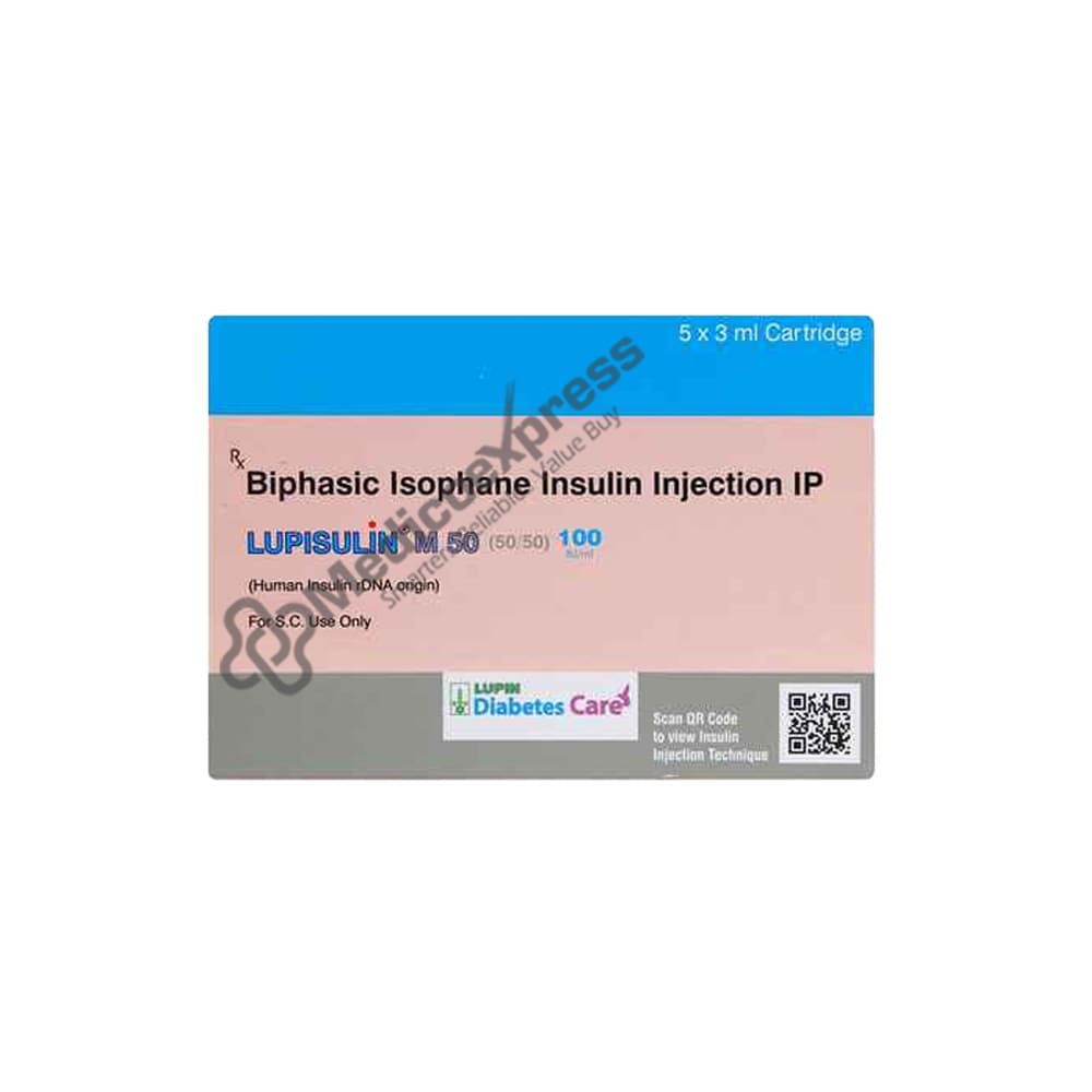 Lupisulin M 50/50 100Iu Cartridge Of 3ml Injection
