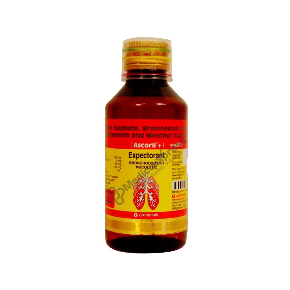 Ascoril Plus Bottle Of 120ml Expectorant 
