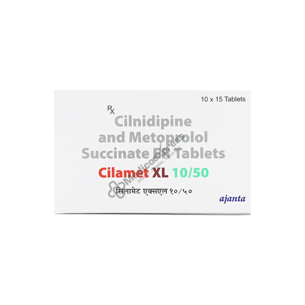 Cilamet Xl 10/50mg Strip Of 20 Tablets