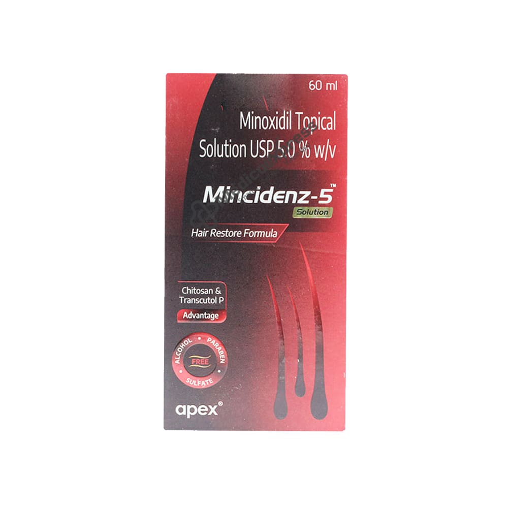 Mincidenz 5 Topical Solution 60 ml