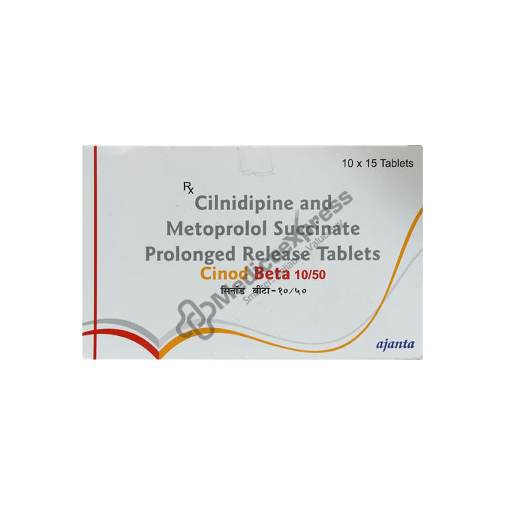 Cinod Beta 10/50mg Tablet 15S