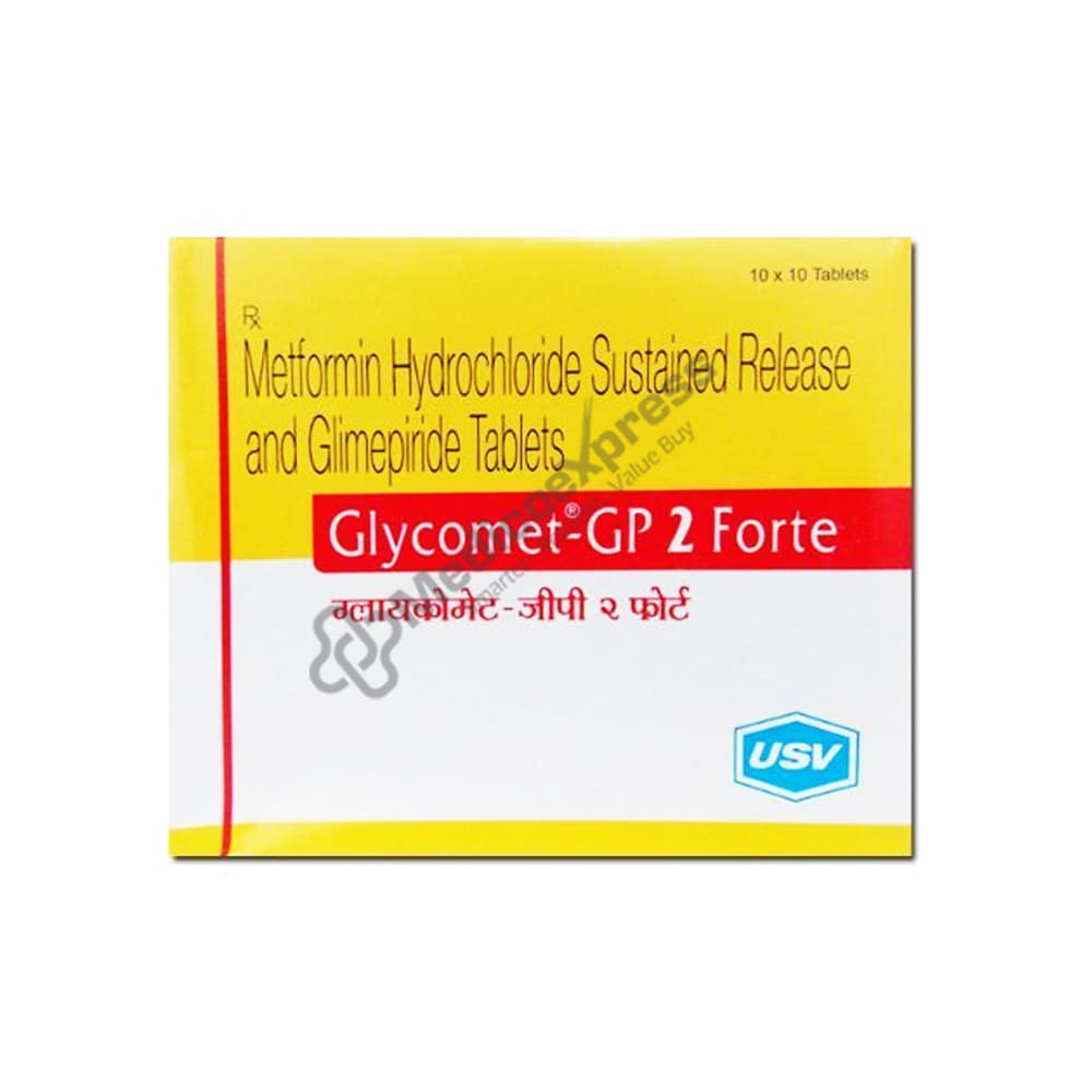 Glycomet Gp 2 Forte Tablet 10's