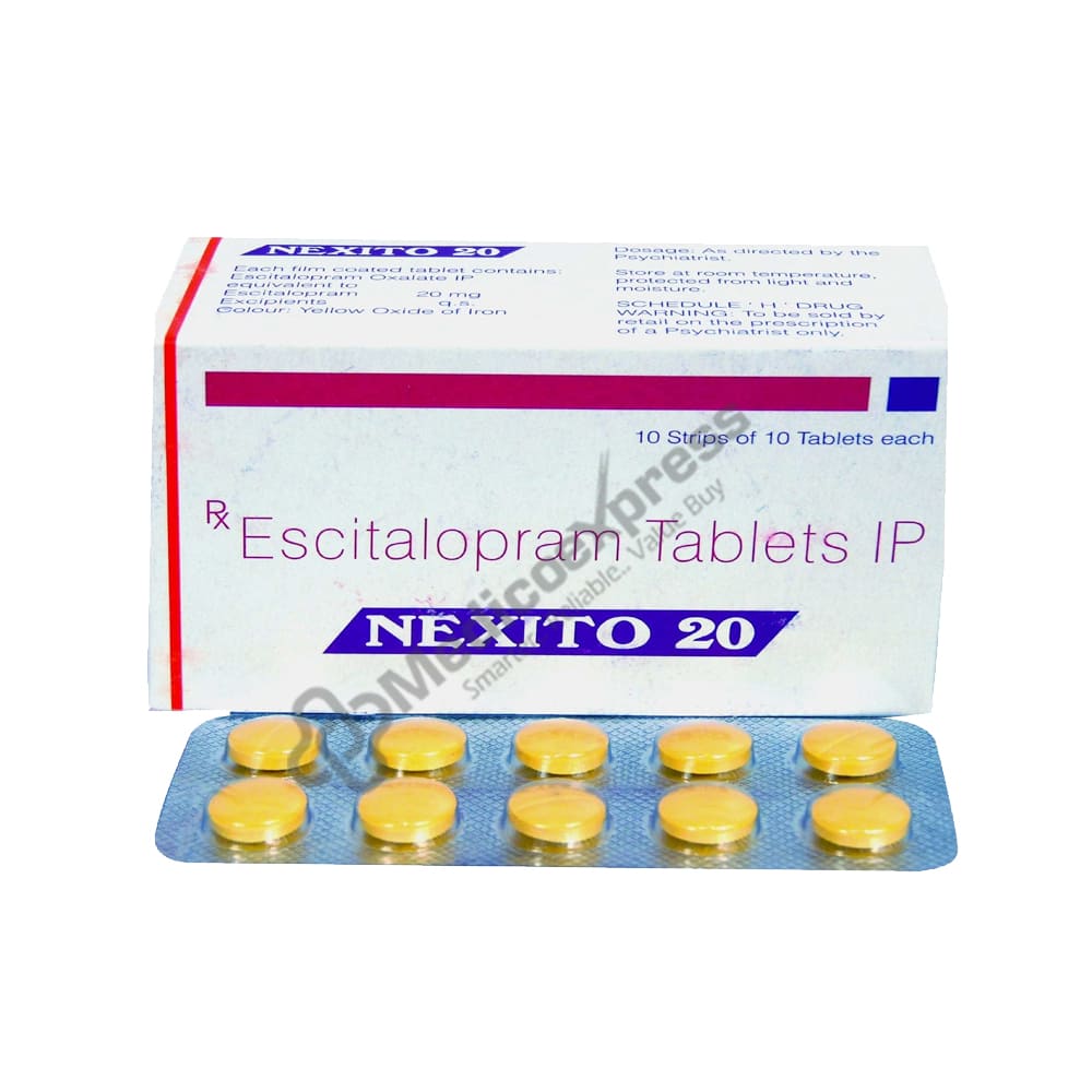 Nexito 20 Tablet 10's