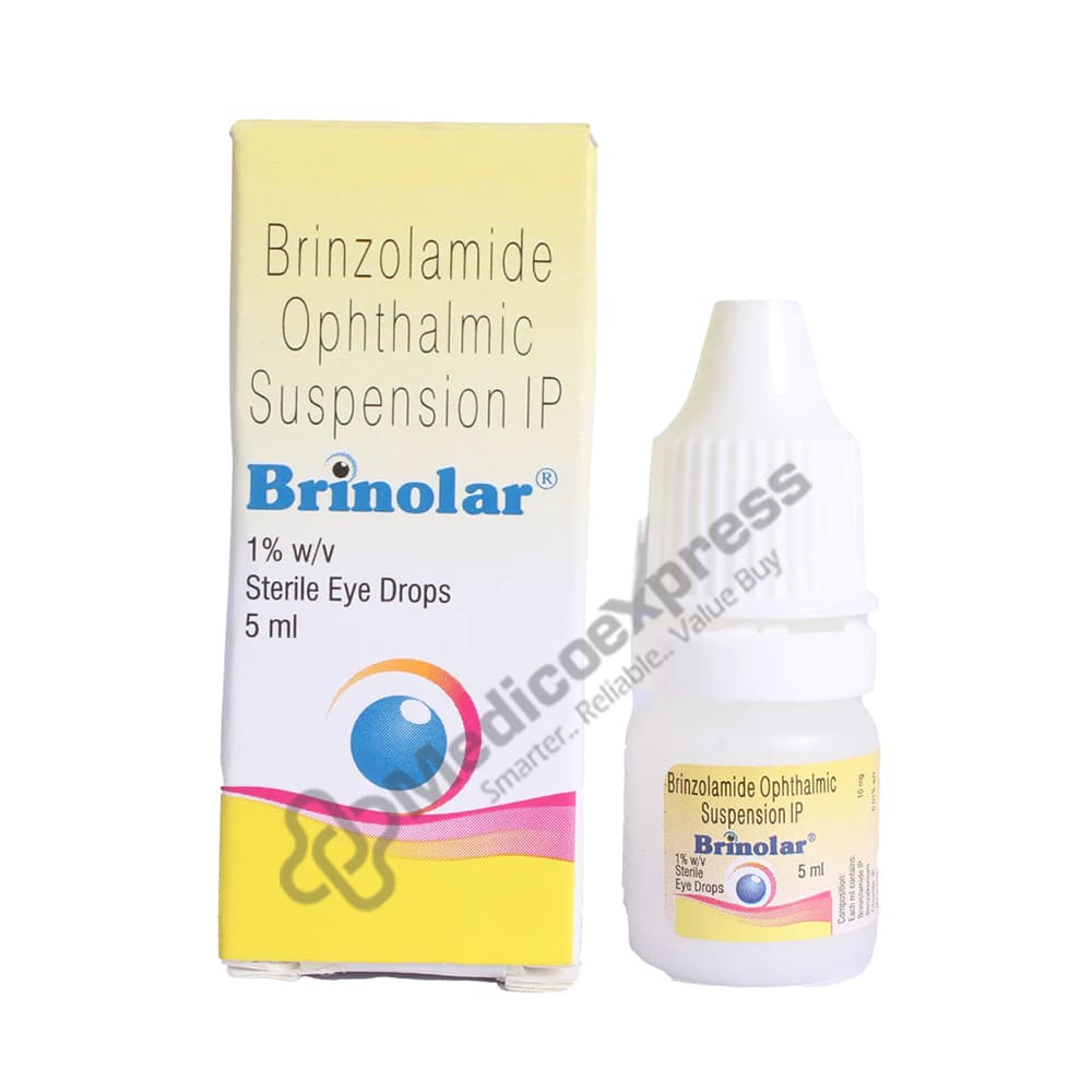 BRINOLAR 1% EYE DROPS 5ML