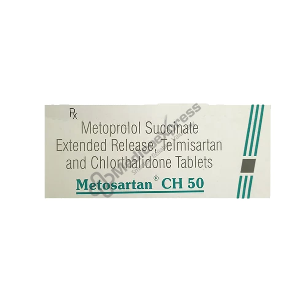 Metosartan Ch 50mg Strip Of 10 Tablets