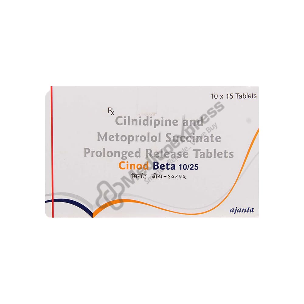 Cinod Beta 10/25 mg Tablet 15's