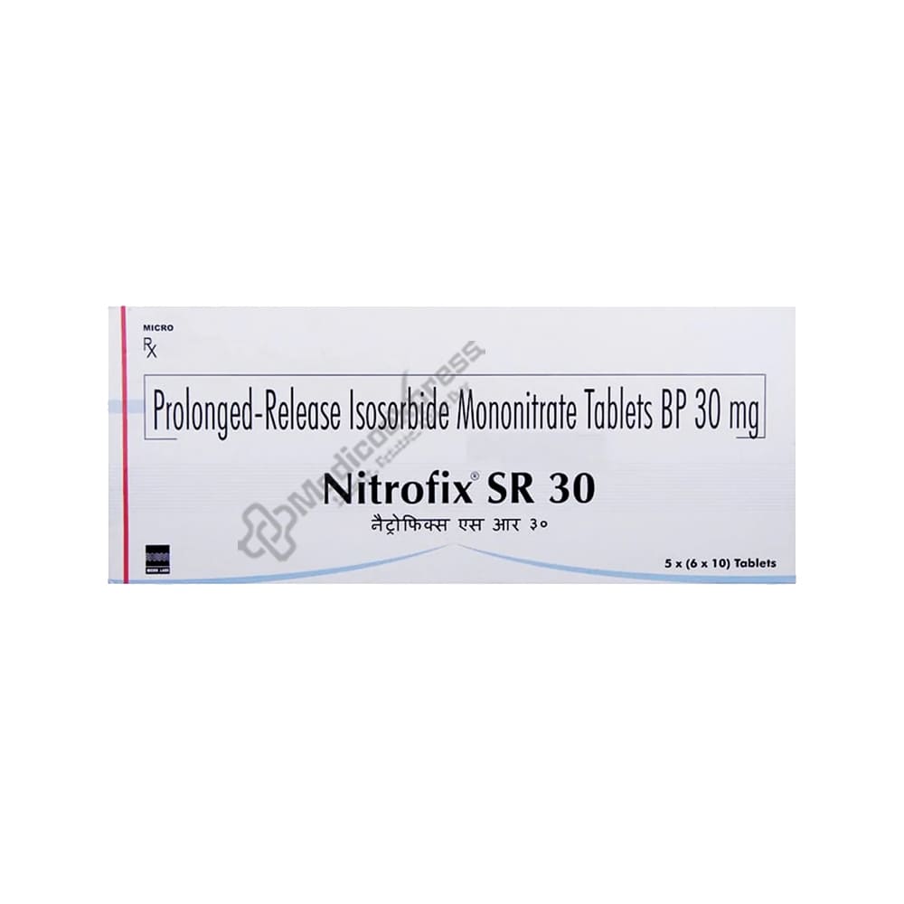 Nitrofix Sr 30 Tablet 10's
