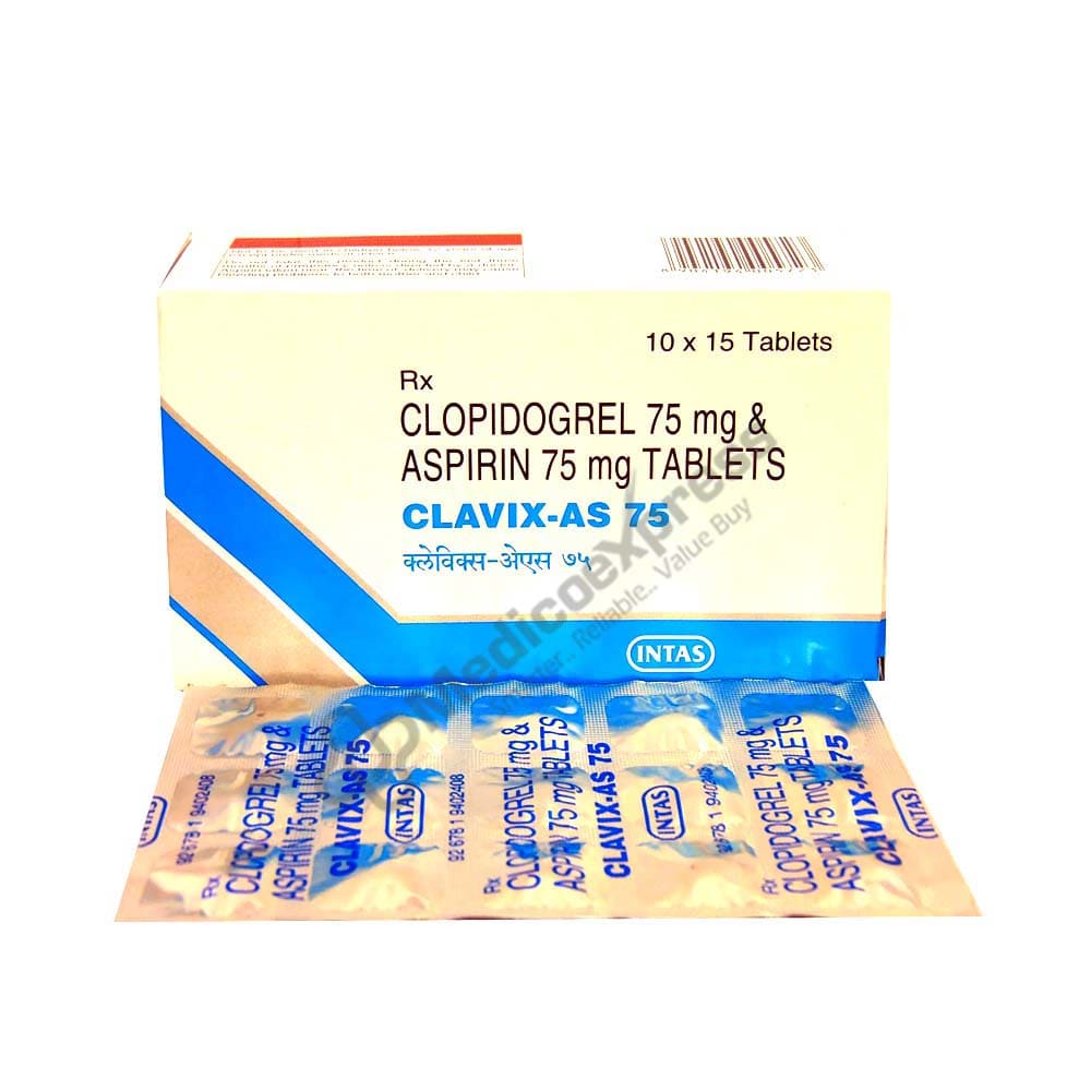 Clavix-As 75 Tablet 15's