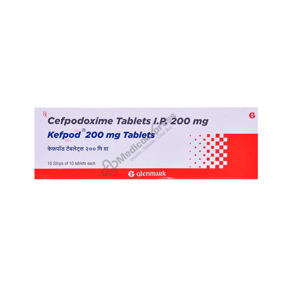 Kefpod 200mg Tablet 10's