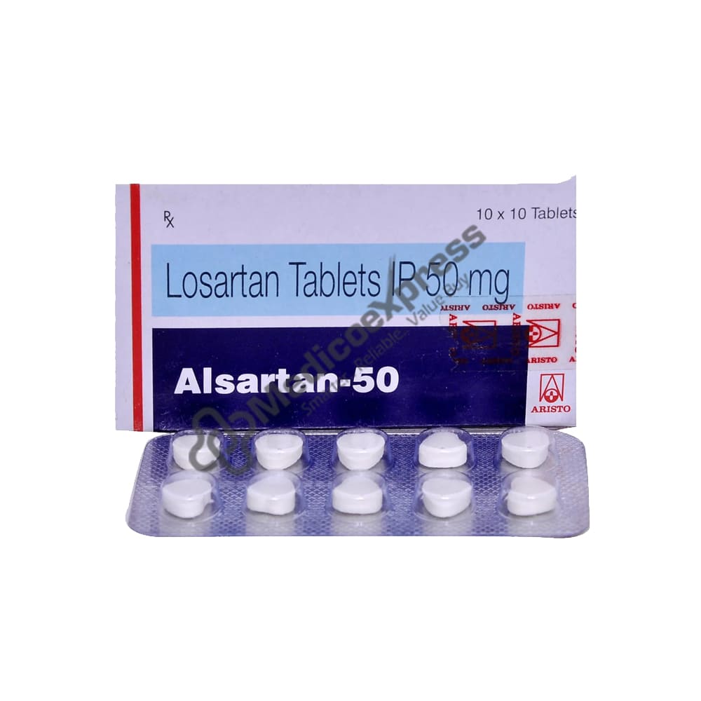 Alsartan 50 Tablet 10's