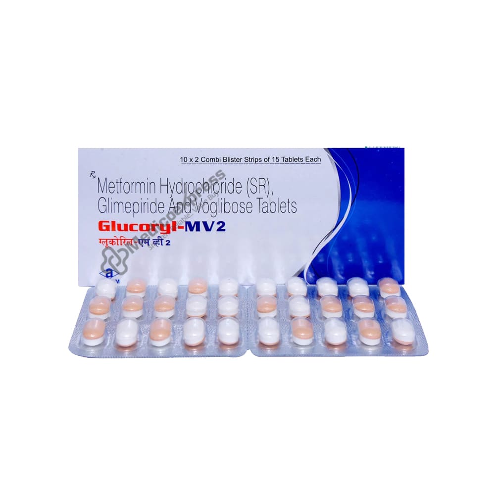 Glucoryl Mv 2 Tablet 15's