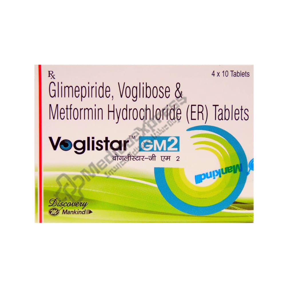Voglistargm 2 Tablet 10's