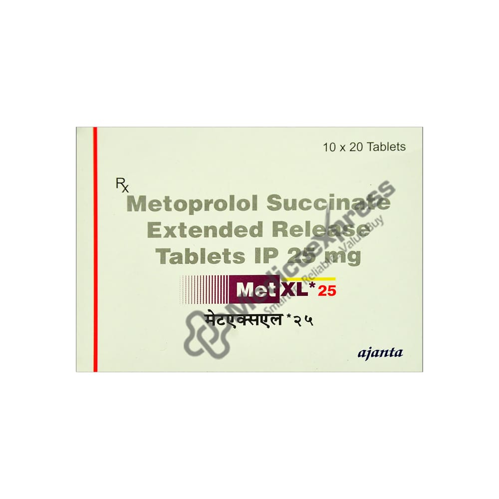 Met Xl 25 Tablet 20's