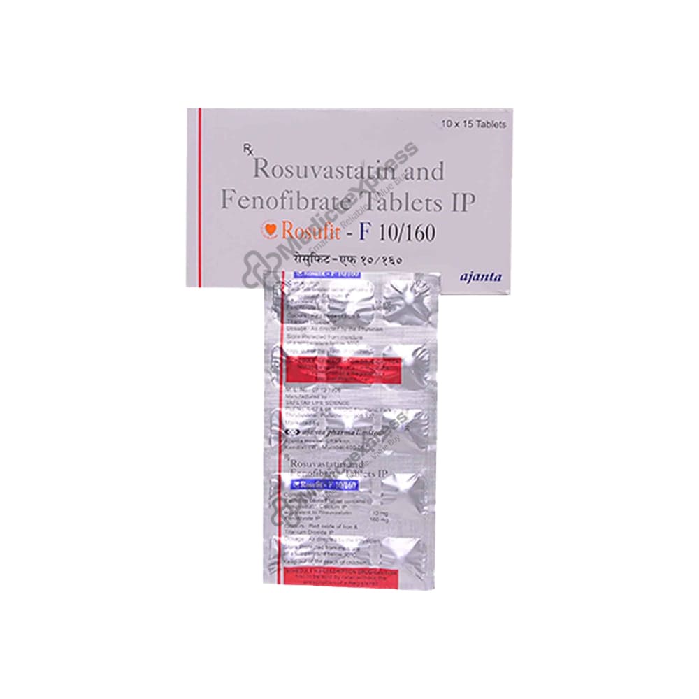 Rosufit-F 10 mg /160 mg Tablet 15's