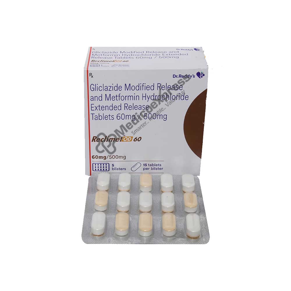 Reclimet OD 60 Mg Tablet 15's