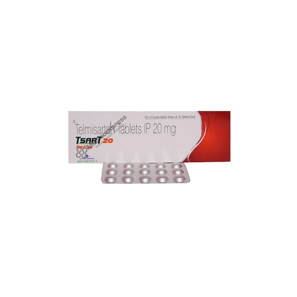 Tsart 20mg Tablet 15's