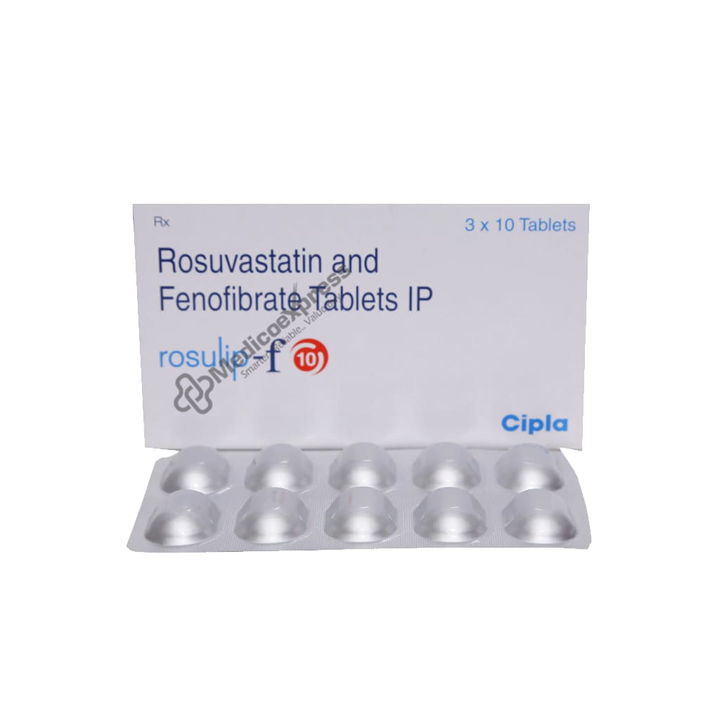 Rosulip F 10 Tablet 10's