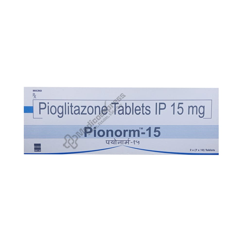 Pionorm 15mg Tablet