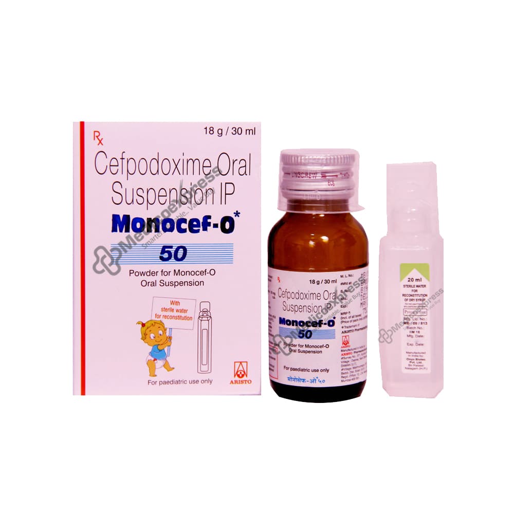 Monocef O 50mg Dry Syrup 30ml