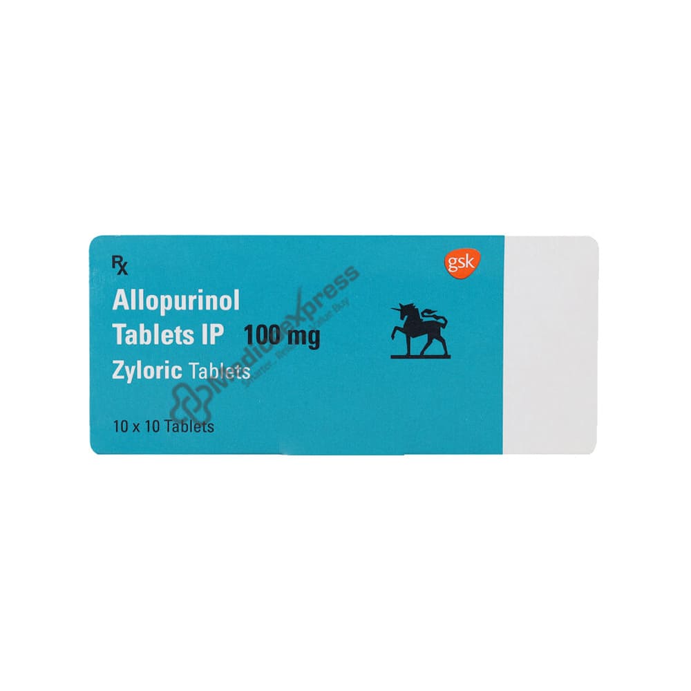 Zyloric 100 tablet 10's