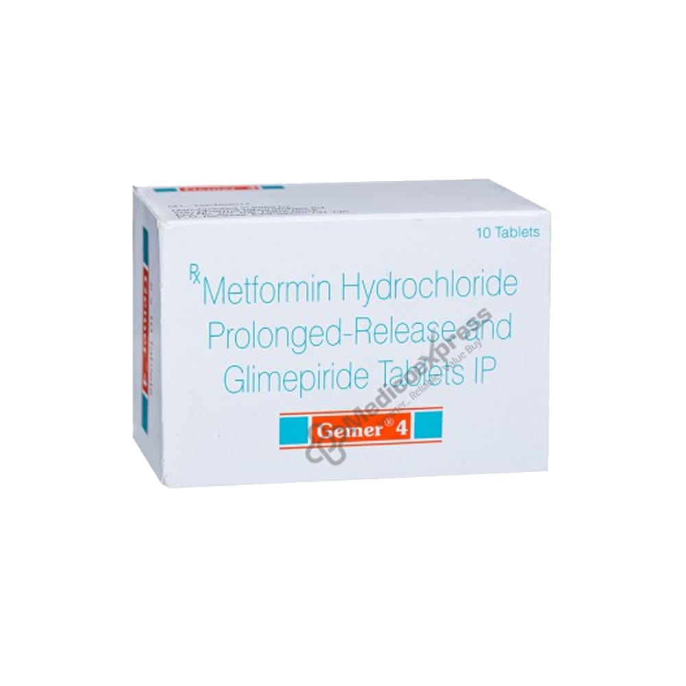 GEMER 4MG TABLET 10'S