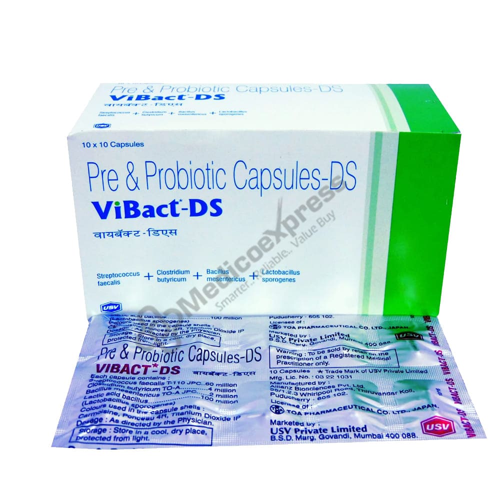 Vibact DS Capsule 10's