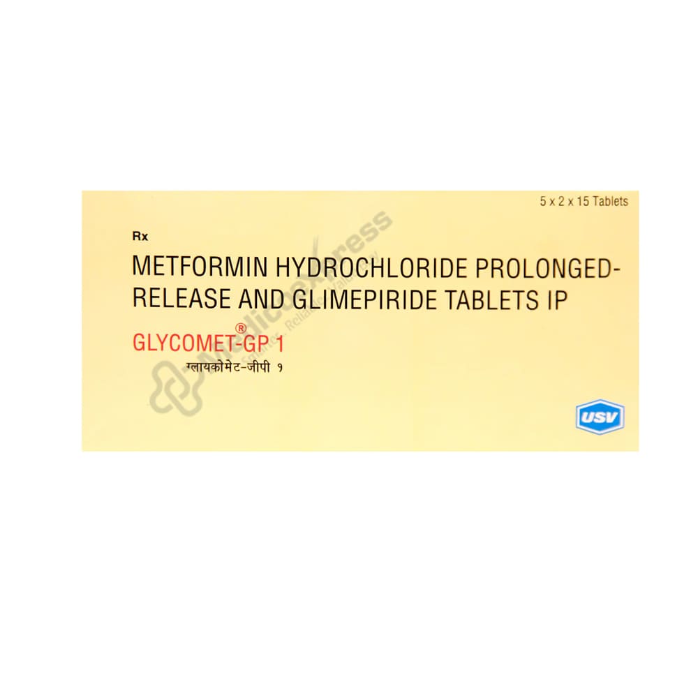 Glycomet Gp 1 Tablet 15's