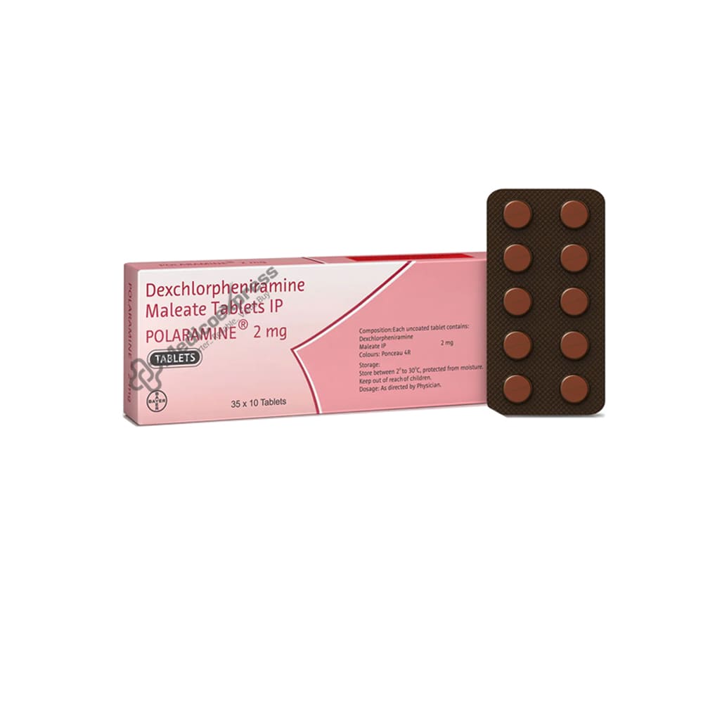 Polaramine 2 mg Tablet 10's