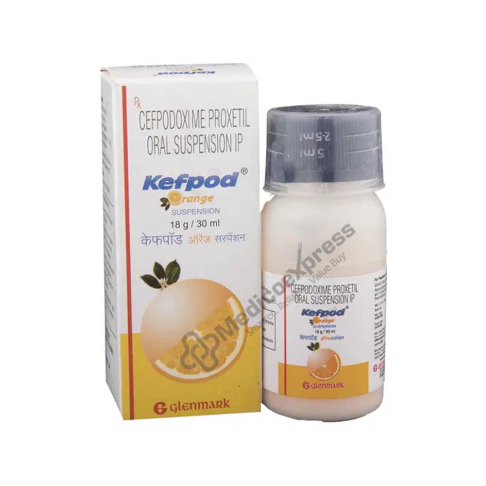 Kefpod Orange 50mg Suspension 30ml