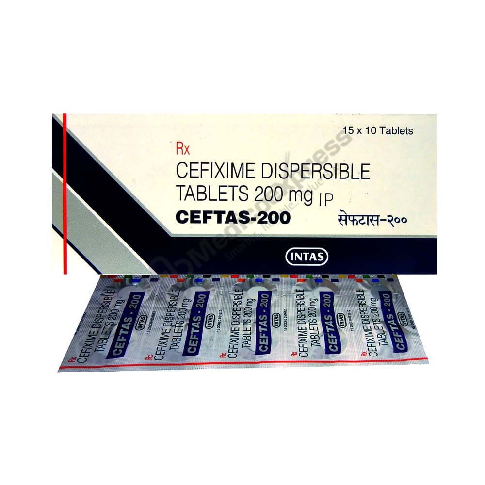 Ceftas 200mg Strip Of 10 Tablets