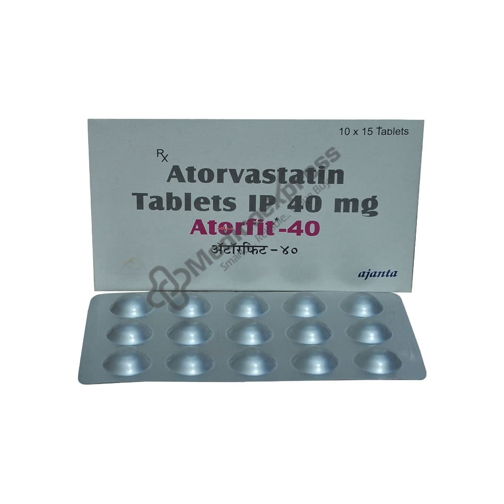 Atorfit 40mg Tablet 15's