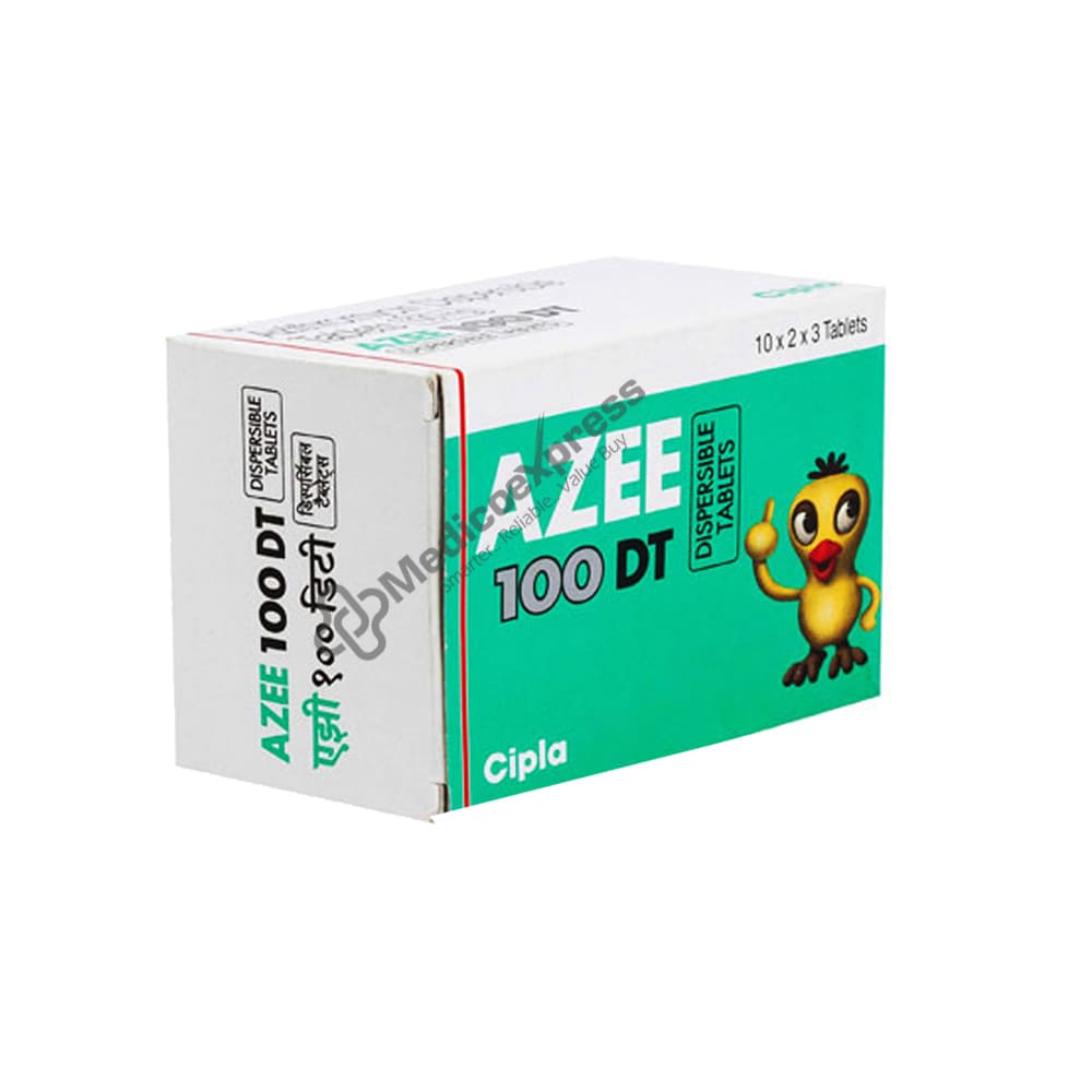 Azee DT 100 mg Tablet 3's