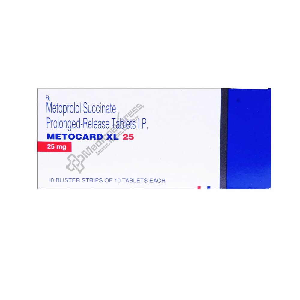 Metocard XL 25 Tablet 10's