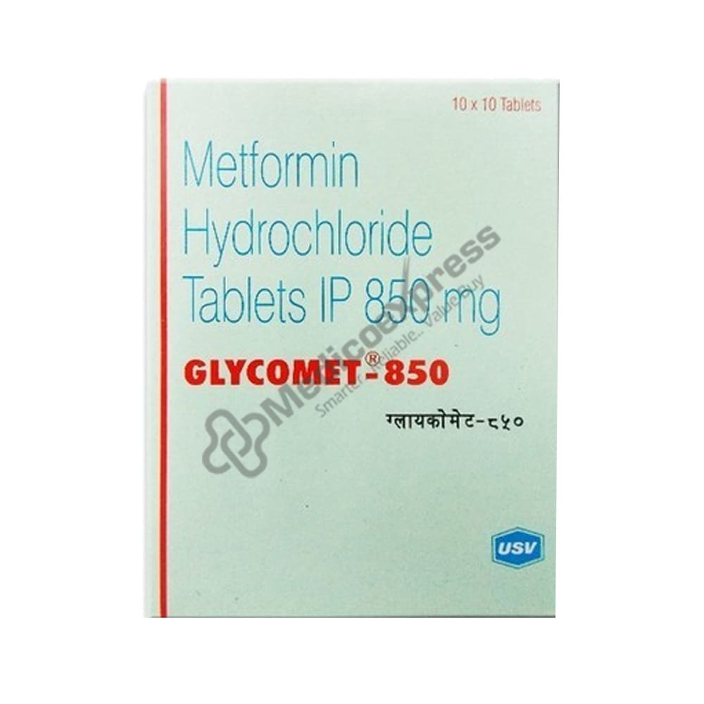 Glycomet 850 Tablet 10's